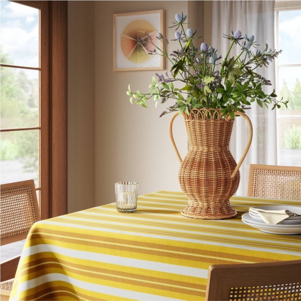 Threshold Large Rattan Vase Natural - Picture 2 of 4